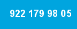 922 179 98 05